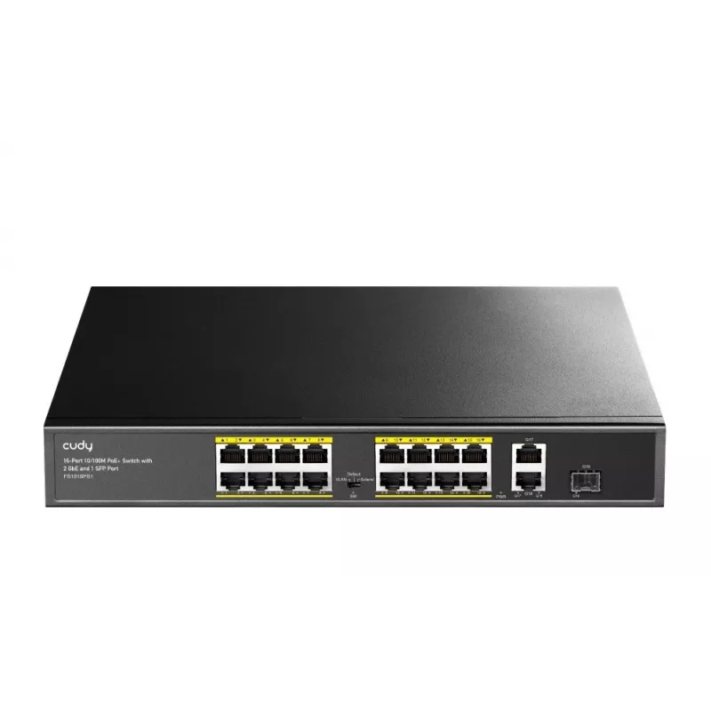 Cudy FS1018PS1 verkkokytkin 18 Fast Ethernet -porttia PoE