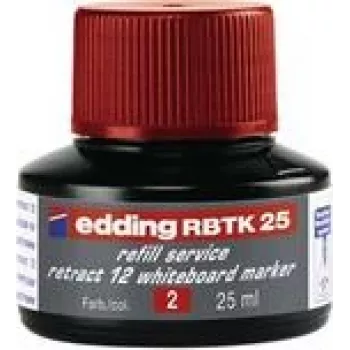 Täyttömuste tussille Edding RBTK 25 — punainen muste, 25 ml