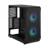 Fractal Design Focus 2 RGB Tempered Glass Mid Tower ATX -tietokonekotelo - musta