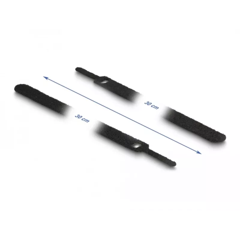 Tarranauhakiristin DeLOCK 19075 300x12mm musta 10 kpl