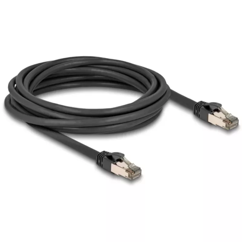 Verkkokaapeli DeLOCK RJ45 Cat.6A 5 m musta