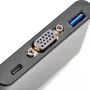 SilverStone SST-EP06C USB 3.1 Type-C – VGA / USB Type-C / USB Type-A sovitinkeskitin