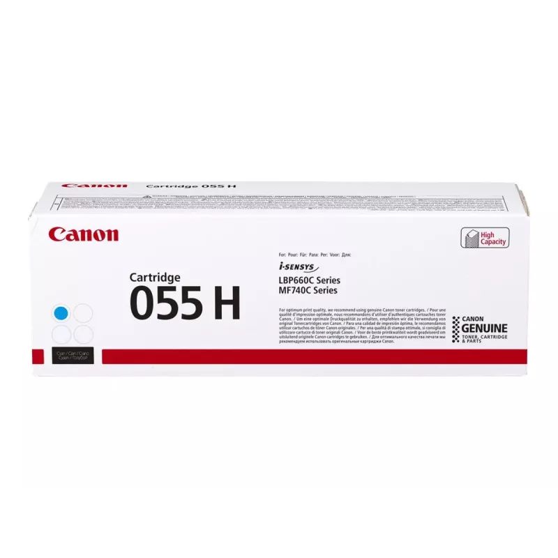 Canon 055H värikasetti 1 kpl alkuperäinen syaani