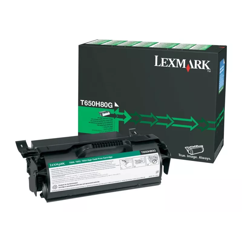 Värikasetti Lexmark T650H80G 30 000 sivua musta