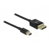 DisplayPort-kaapeli DeLOCK 84927 Mini DisplayPort 1 m musta