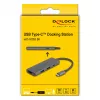 DeLOCK USB Type-C telakointiasema 8K HDMI USB PD 3.0 100 W