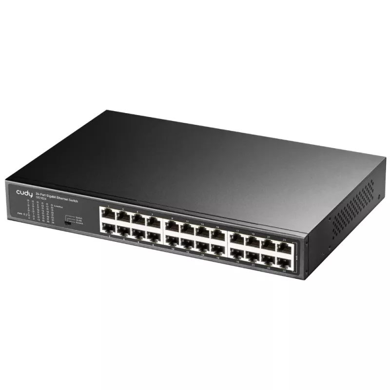 Cudy GS1024 verkkokytkin Gigabit Ethernet (10/100/1000) musta