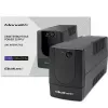 Qoltec 53774 UPS (keskeytymätön virransyöttö) Line-Interactive 1 kVA 600 W 1 AC-lähtö