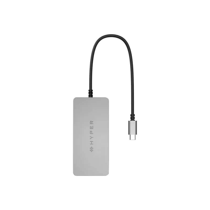 HYPER HDMB2 USB-keskitin USB 3.2 Gen 1 (3.1 Gen 1) Type-C 5000 Mbit/s ruostumaton teräs