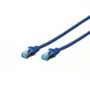 Verkkokaapeli Digitus CAT 5e SF/UTP RJ-45 Cat5e 0,5 m sininen