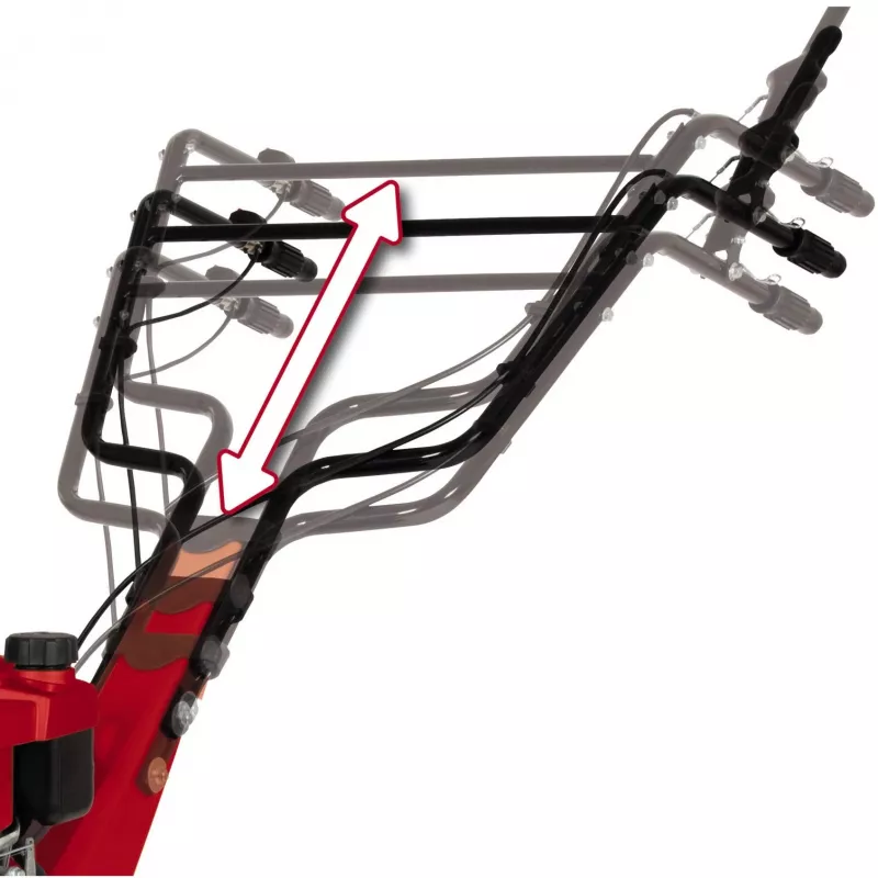 Einhell GC-MT 2236 bensiinikäyttöinen maanmuokkain, 2,2 kW, työleveys 36 cm, punainen/musta