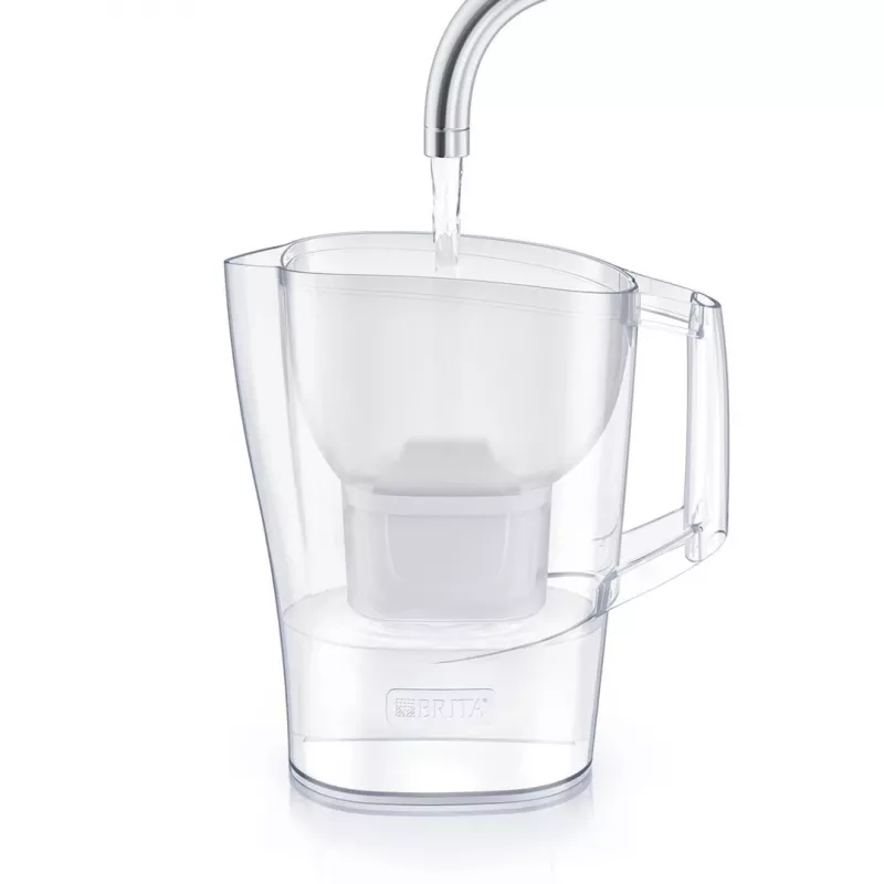 Brita Aluna 2,4 l kannu + 2 Maxtra-patruunaa valkoinen