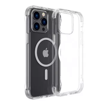 Suojaava läpinäkyvä magneettinen kotelo Joyroom JR-14H7 iPhone 14 Plus -puhelimeen, magneettikiinnitys, kirkas kotelo