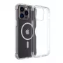 Suojaava läpinäkyvä magneettinen kotelo Joyroom JR-14H7 iPhone 14 Plus -puhelimeen, magneettikiinnitys, kirkas kotelo
