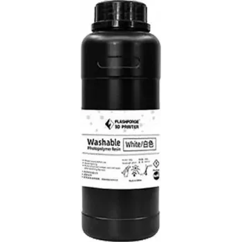 Flashforge pestävä valkoinen 3D-tulostushartsi UV/LCD 0,5 L 405 nm