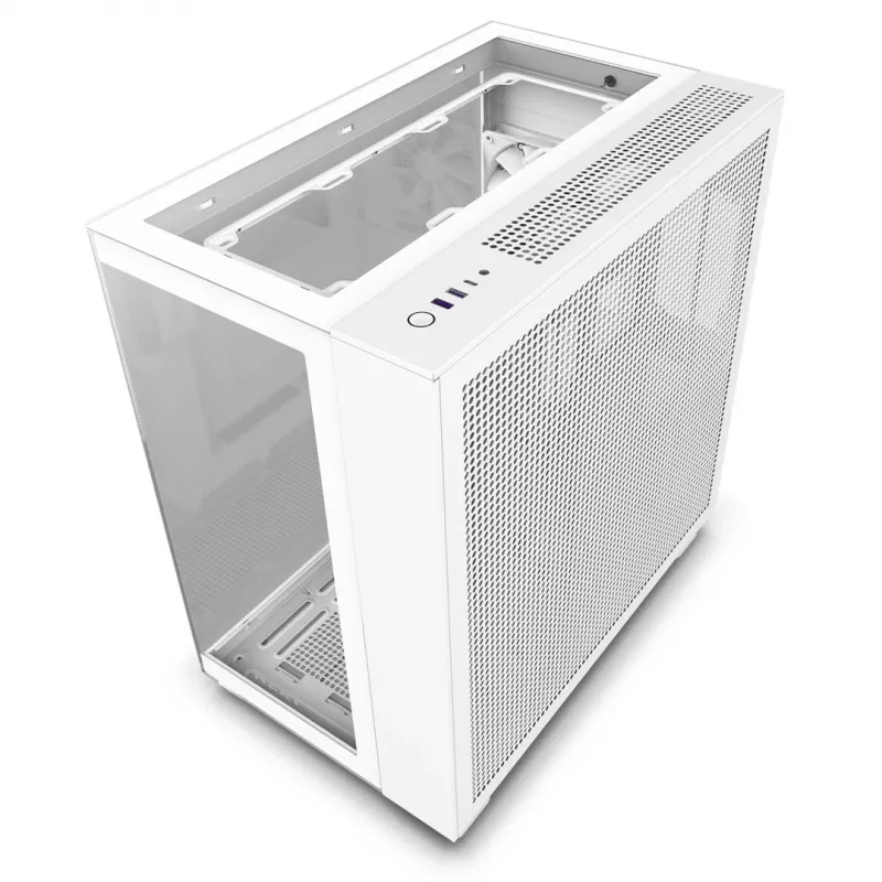 PC-kotelo NZXT H9 Elite Midi Tower valkoinen