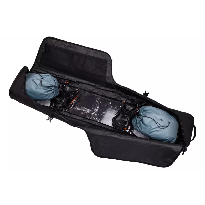 Thule 5176 Roundtrip pyörillä liikkuva lumilautalaukku 165 cm musta