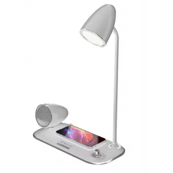 Langaton pöytälaturi Tellur TLL151371 Bluetooth-kaiuttimella ja pöytävalaisimella