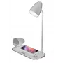 Langaton pöytälaturi Tellur TLL151371 Bluetooth-kaiuttimella ja pöytävalaisimella
