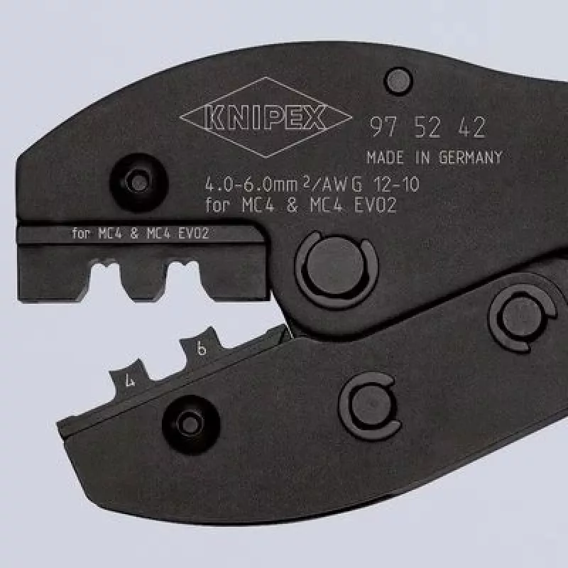 KNIPEX PreciForce puristuspihdit MC4 / EVO2