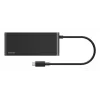 Belkin Connect, USB Type-C, HDMI, USB 2.0 Type-A, USB 3.2 Gen 1 (3.1 Gen 1) Type-C, MicroSD (TransFlash), SD, musta, pyöreä kaapeli, 0,2 m