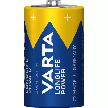 Varta LONGLIFE Power D -paristo — 2 kpl:n pakkaus