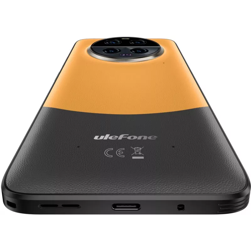 Rugged-älypuhelin UleFone Armor 23 Ultra 5G – 12 GB RAM, 512 GB tallennustila, oranssi