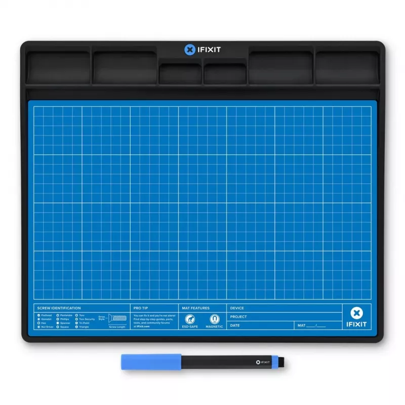 Magneettinen matto iFixit FixMat 1 300x250 mm kynällä