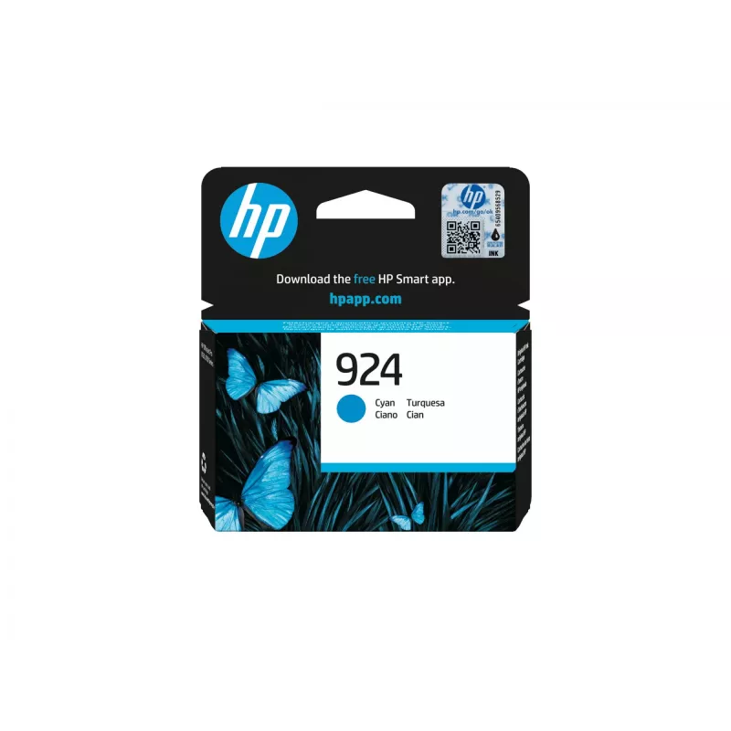 HP 924 syaani alkuperäinen mustekasetti