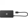 Microsoft USB-C Travel Hub - telakointiasema - USB-C - VGA, HDMI - 1GbE (161-00002)