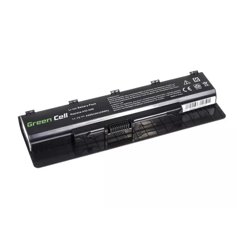 Green Cell AS41 kannettavan akku Asus A32-N56 N46 N46V N56 N56VM N76 N76VJ, 10,8 V, 4400 mAh