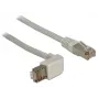 Verkkokaapeli DeLOCK 0,5 m Cat.6A RJ-45 S/FTP harmaa