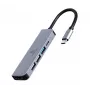 Gembird A-CM-COMBO5-03 USB Type-C 5-in-1 moniporttisovitin (keskitin + HDMI + PD)
