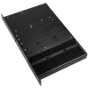 Akasa Galileo TU3 1U Rackmount Thin Mini-ITX -kotelo, tuuletinton, OEM, Musta