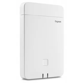 DECT-tukiasema Gigaset N770 IP Pro – 120 kanavaa, HTTPS/SIPS/SRTP/SSL/TLS, sisällä 50 m, ulkona 300 m, valkoinen