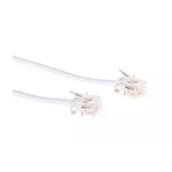 Puhelinkaapeli Microconnect MPK182W RJ11 RJ11 2 m valkoinen