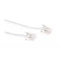 Puhelinkaapeli Microconnect MPK182W RJ11 RJ11 2 m valkoinen