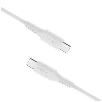 Nestemäinen silikoni kiinteä kaapeli FIXDLS-CC12-WH 60W valkoinen USB-datakaapeli