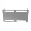 ALLNET laiteteline DIN-kiskolle/DIN-kisken laitteille T150 mm/5HE vaaleanharmaa etuasennus