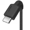 Aukey CB-CD45 USB-C – USB-C -kaapeli, Quick Charge, 0,9 m, musta