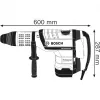 Bosch GBH 12-52 DV Professional 1700 W 220 kierr./min SDS Max