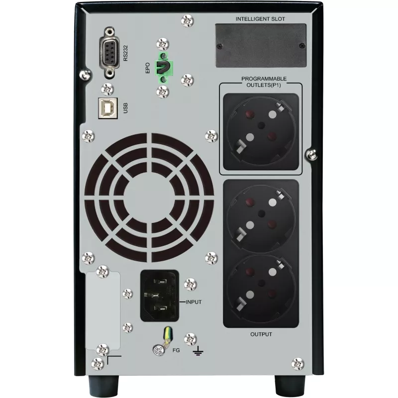 PowerWalker VI 1100 CW Line-Interactive-UPS 1100 VA (1,1 kVA), 770 W, 7 Ah, RS-232, USB, musta