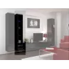 Cama-vitriini VIGO '180' 180/40/30 musta/musta kiiltävä