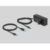 DeLOCK ulkoinen 5 Gbps USB-keskitin 10 portilla + kytkimellä