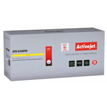 Activejet ATK-5240YN värikasetti (korvaa Kyocera TK-5240Y; Supreme; 3 000 sivua; keltainen)