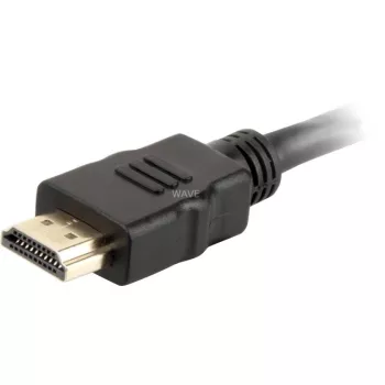 Sharkoon HDMI-kaapeli Ethernetillä - HDMI uros - HDMI uros