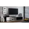 Cama TV-kaappi SIGMA1 180 valkoinen/musta kiiltävä