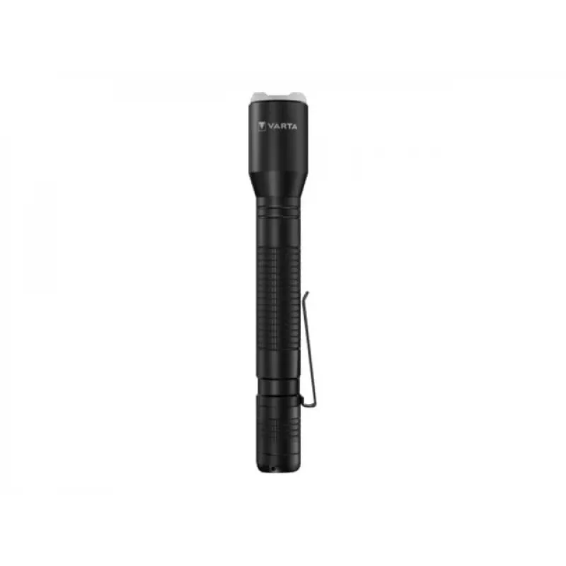 Varta 16607101421 Aluminium Light F20 Pro LED-taskulamppu, 3 valotilaa, musta