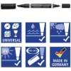 Pysyvä merkkiaine Staedtler Lumocolor permanent duo 348 B musta 1 kpl