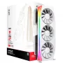 Näytönohjain XFX Radeon RX 9070 XT — 16 GB GDDR6, 256-bit, PCIe x16, 3 tuuletinta, valkoinen, 360 mm